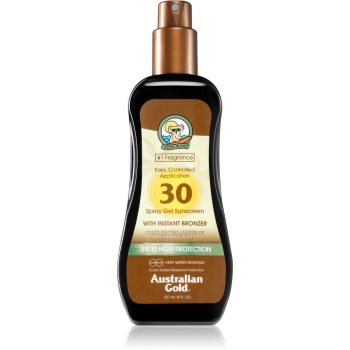 Australian Gold Spray Gel Sunscreen With Instant Bronzer gel protector nuanțator SPF 30 - imagine 2